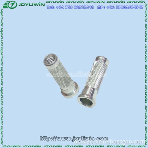 High hardness ISO RoHS Galvanized Stainless steel Precision Turned Parts for verterinary injection device